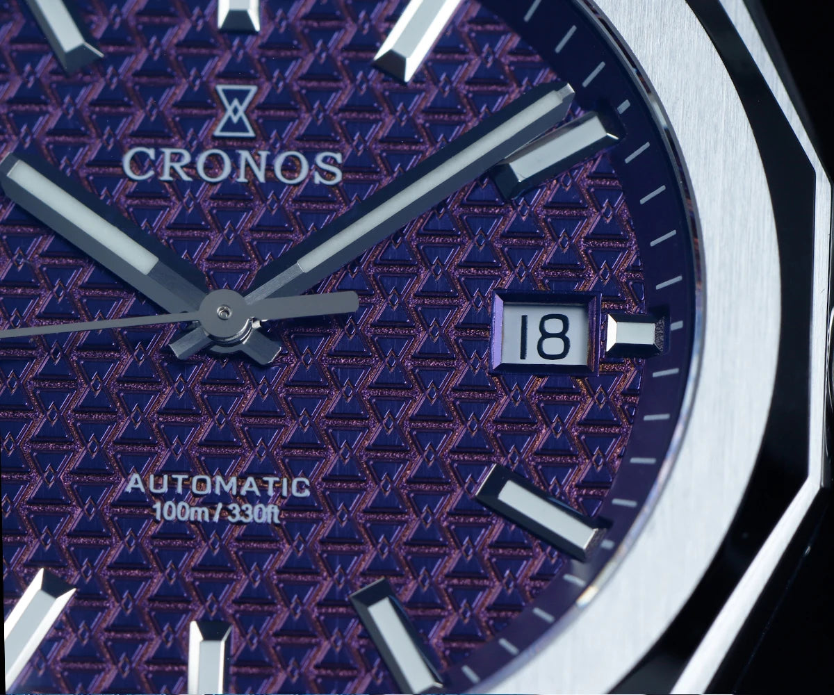 Cronos Luxury Men Watch For Men 39mm Skyline PT5000 SW200 Movement Automatic Wristwatches Sapphire 10ATM See-through Back L6028M