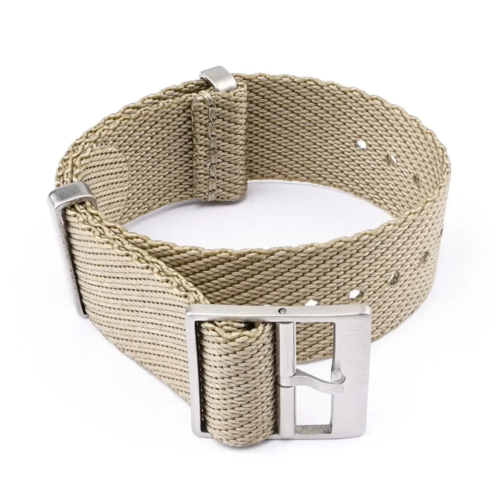 Premium-grade Nylon Strap 18mm 20mm 22mm 24mm Braided Canvas Watch Band Men Women Soft Sport Waterproof Bracelet Accessories