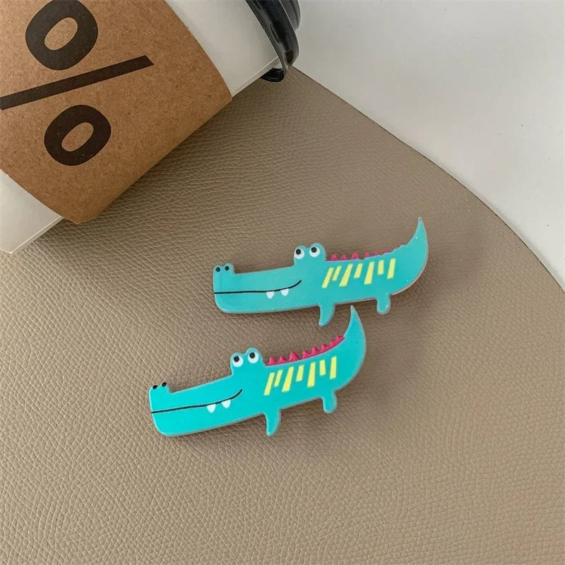 Kawaii Cartoon Hair Side Clips – Cute Claw Hairpin for Girls, Women & Kids (2Pcs)