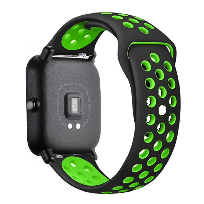 20mm 22mm Silicone Band For Samsung Galaxy Watch 4 Strap Correa Amazfit Bip 3/GTS/2/2e/3/2 Mini GTR 2e 3 GT2 Pro Bracelet GT2E