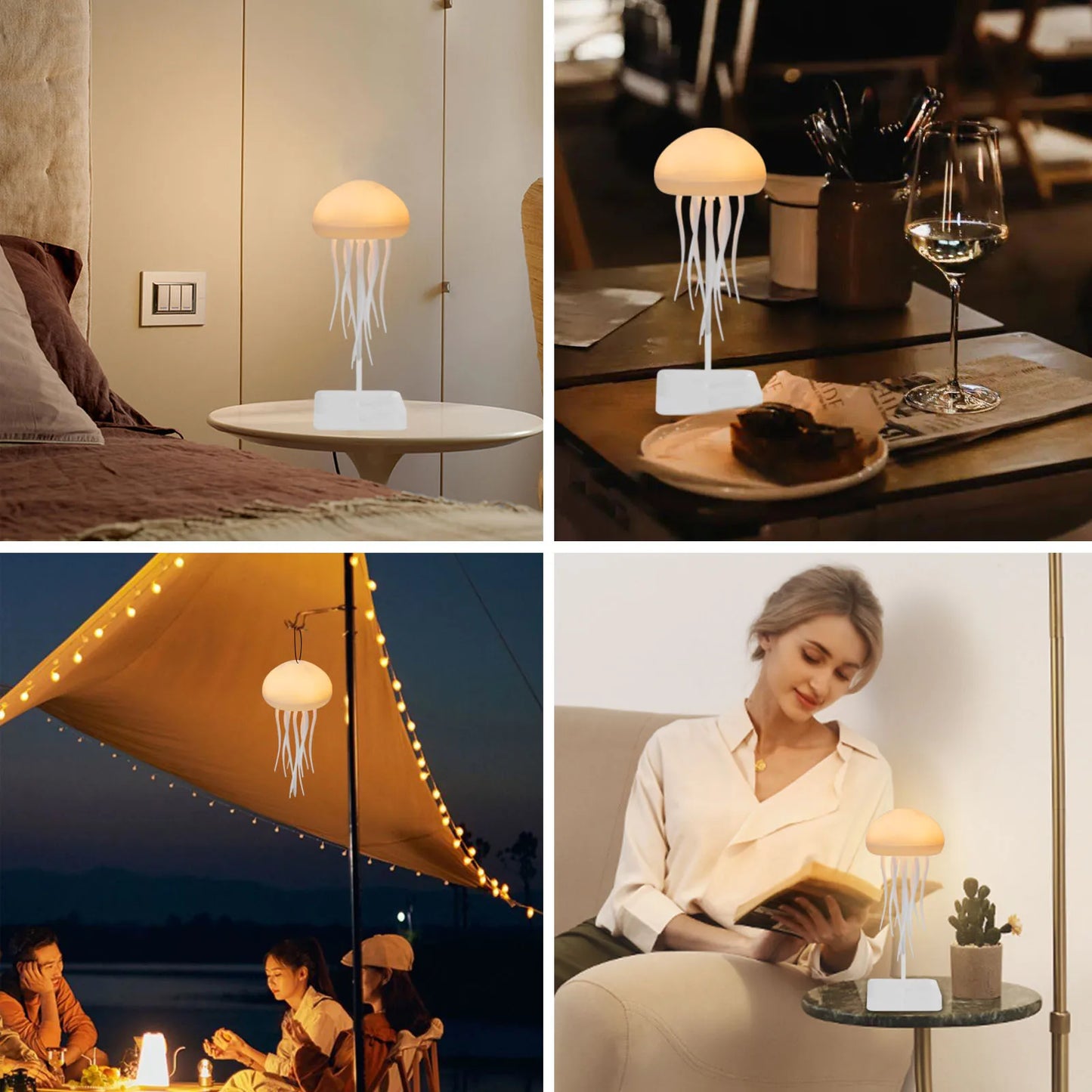 The jellyfish Atmosphere Light With Warm Light And Full -color