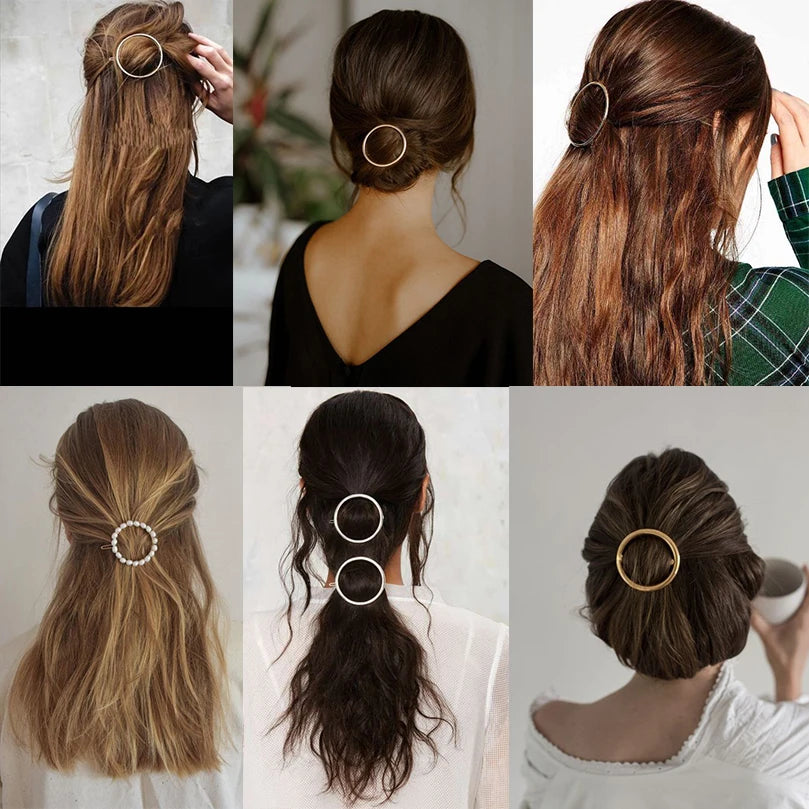 Metal Hair Clip Elegant