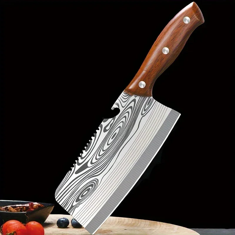 High hardness sharp cutting knife, chopping knife, kitchen tool, chef's special dual-purpose knife, cutting meat and vegetables