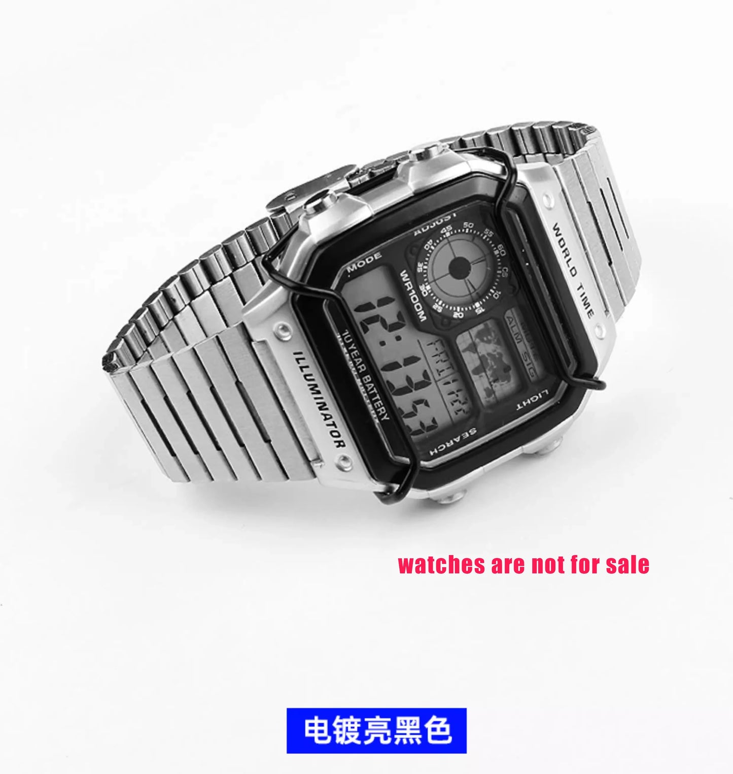 For CASIO Electronic Watch Case AE1200/AE1300 series Men Metal Anti-collision stainless steel Modified watch bezel Bumper