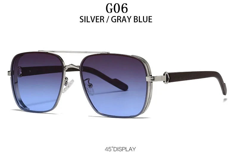 Sunglasses For Men Square Sunglasses Women Trendy Luxe Vintage Fashion Glasses Retro Steampunk Shades Gafas De Sol Hombre