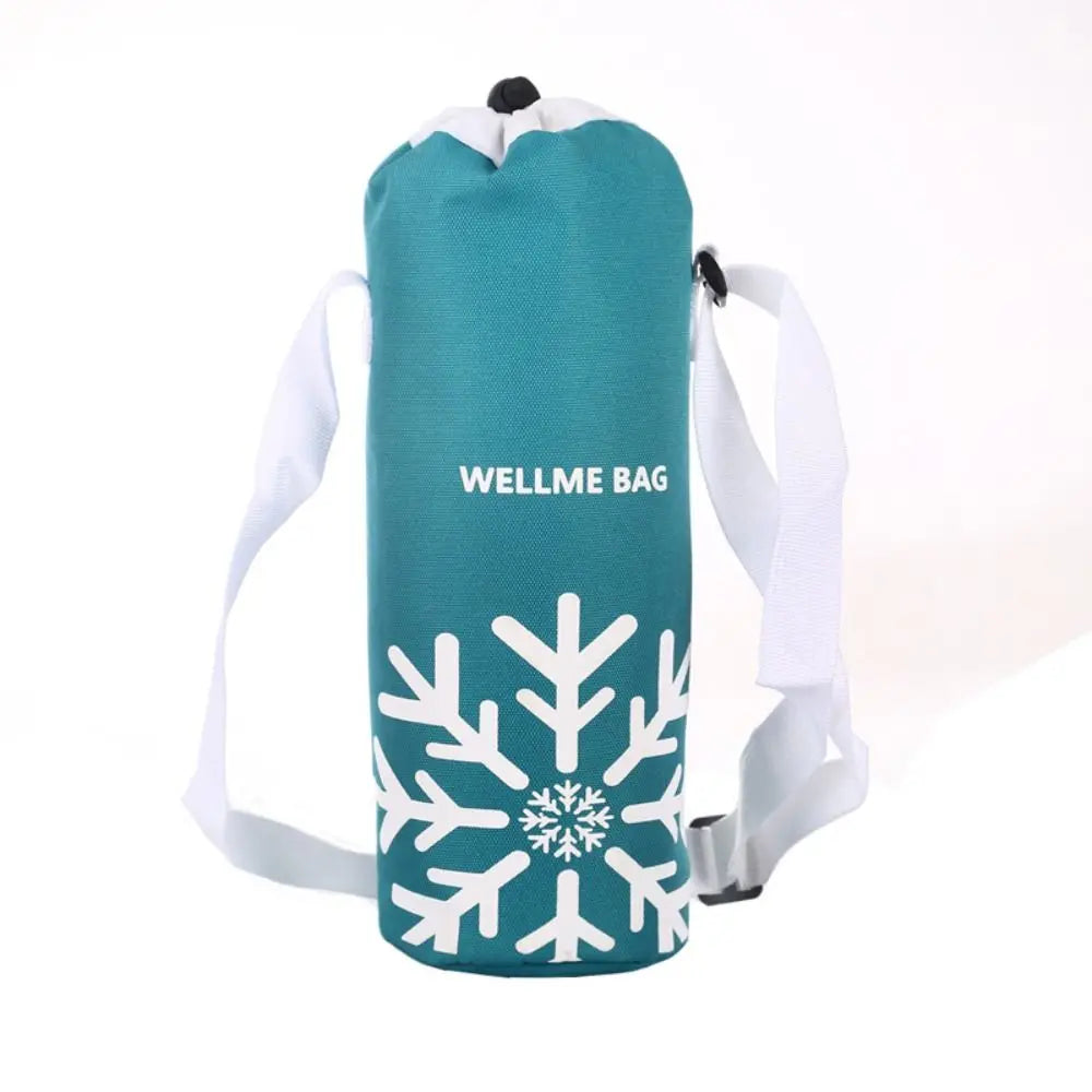 Oxford Insulated Water Bottle Cover – Waterproof Thermal Cup Sleeve with Strap