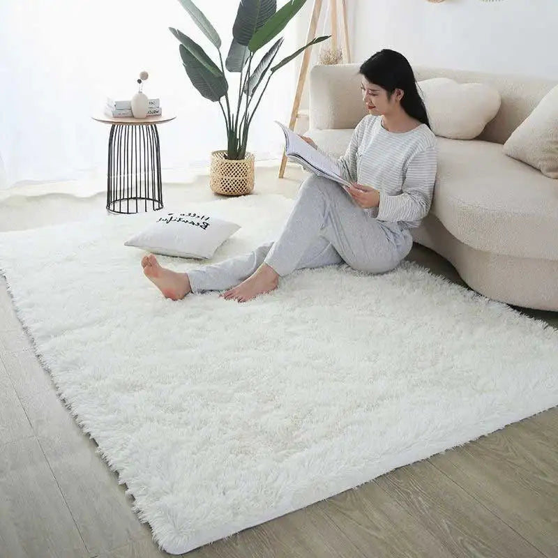 Fluffy Large Carpet Living Room Plush Lounge Rug in The Bedroom Floor Mat Soft Velvet Carpets For Children Kids Decoration 