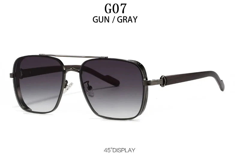 Sunglasses For Men Square Sunglasses Women Trendy Luxe Vintage Fashion Glasses Retro Steampunk Shades Gafas De Sol Hombre