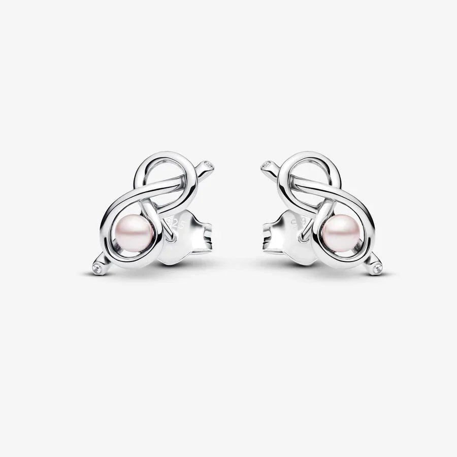 Sparkling Hoop Earrings 925 Sterling Silver Moon Pearl Heart Crystal Luxury Romantic Earing Fit Woman Wedding Party Jewelry Gift