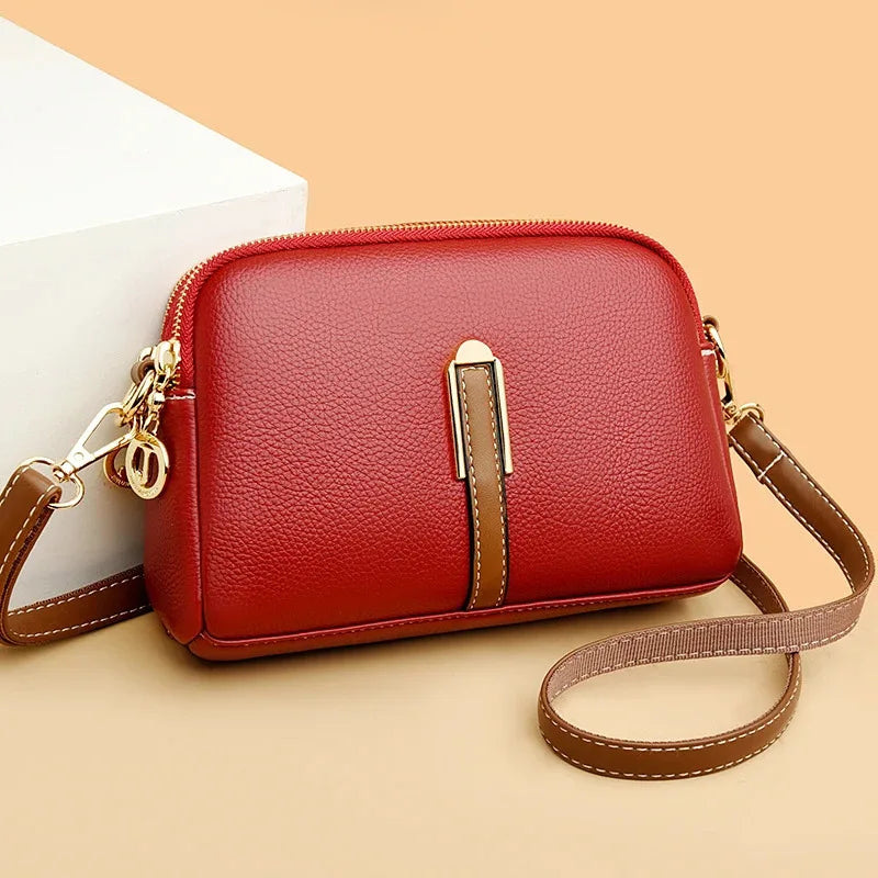 Women's Messenger Bag Women's Shoulder Bag Handbag Designer Cowhide Flap Bag Luxury Crossbody Bag For Women