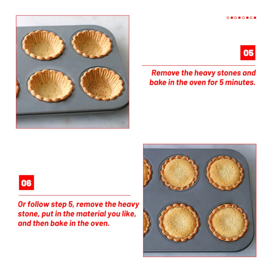 Carbon Steel Flower Lace Bakeware Mold Mini Cupcake Biscuit Mold Cookie Fruit Egg Tart DIY Mould Kitchen Pastry Baking Tool