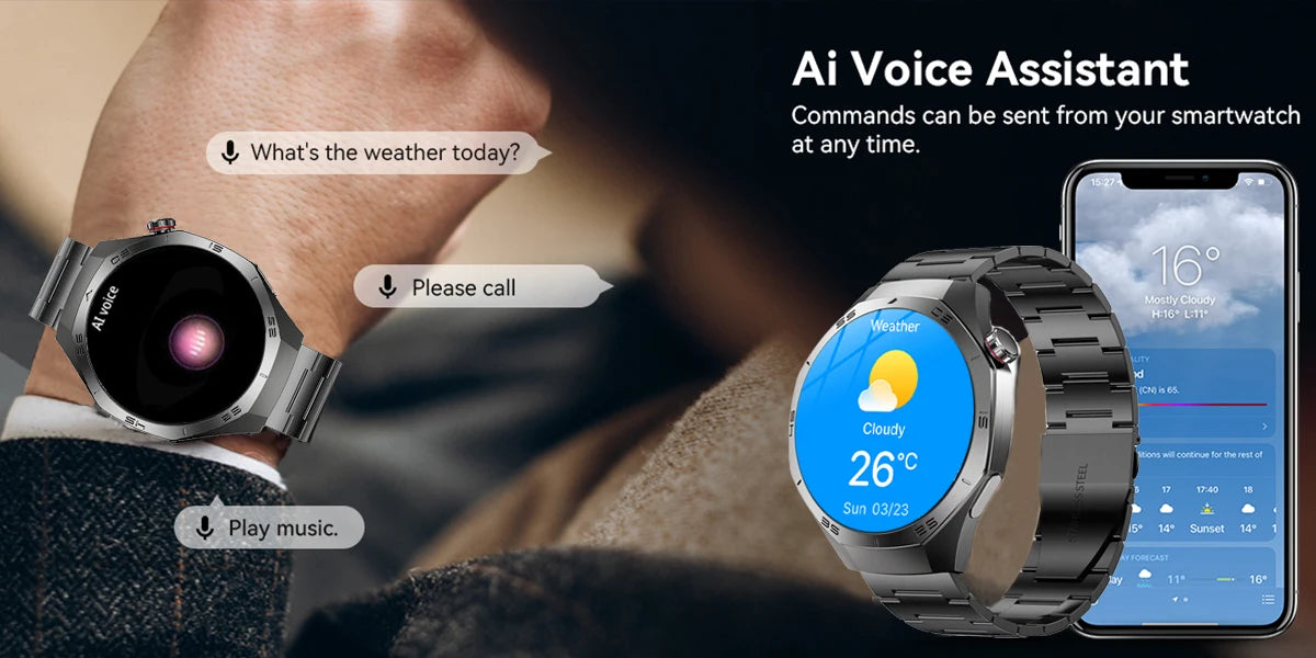 New For Android and ios Smart Watch Men AMOLED Screen GPS Motion trajectory Heart Rate Bluetooth Calls SmartWatch Waterproof