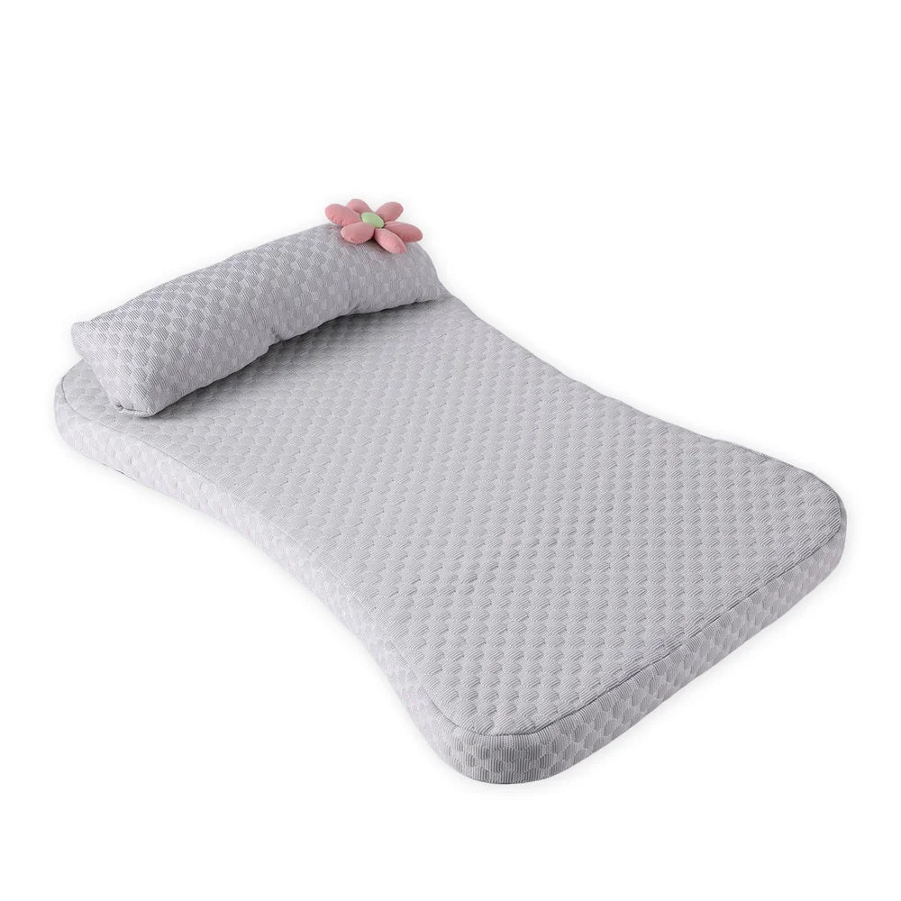 Summer Cooling Pet Bed - Ice Silk Mat with Pillow for Dogs & Cats