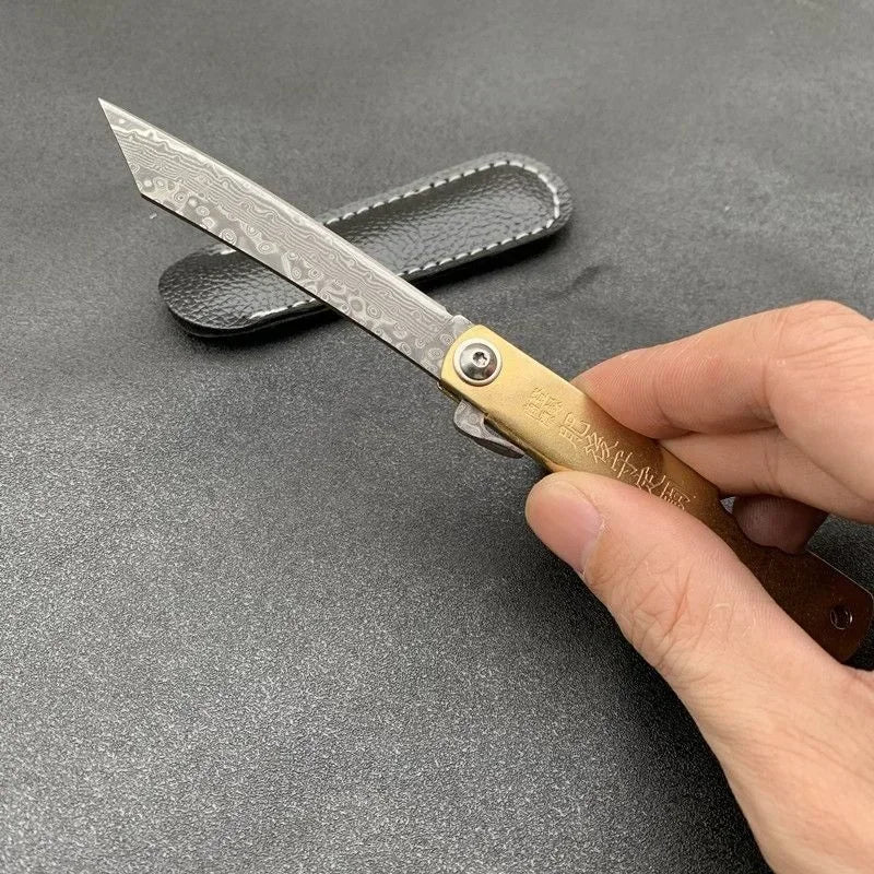 Higonokami Japanese Forged Steel Folding Knife Sharp Outdoor Pocket Survival Camping Knife Defensive Cutting Hunting EDC Tool