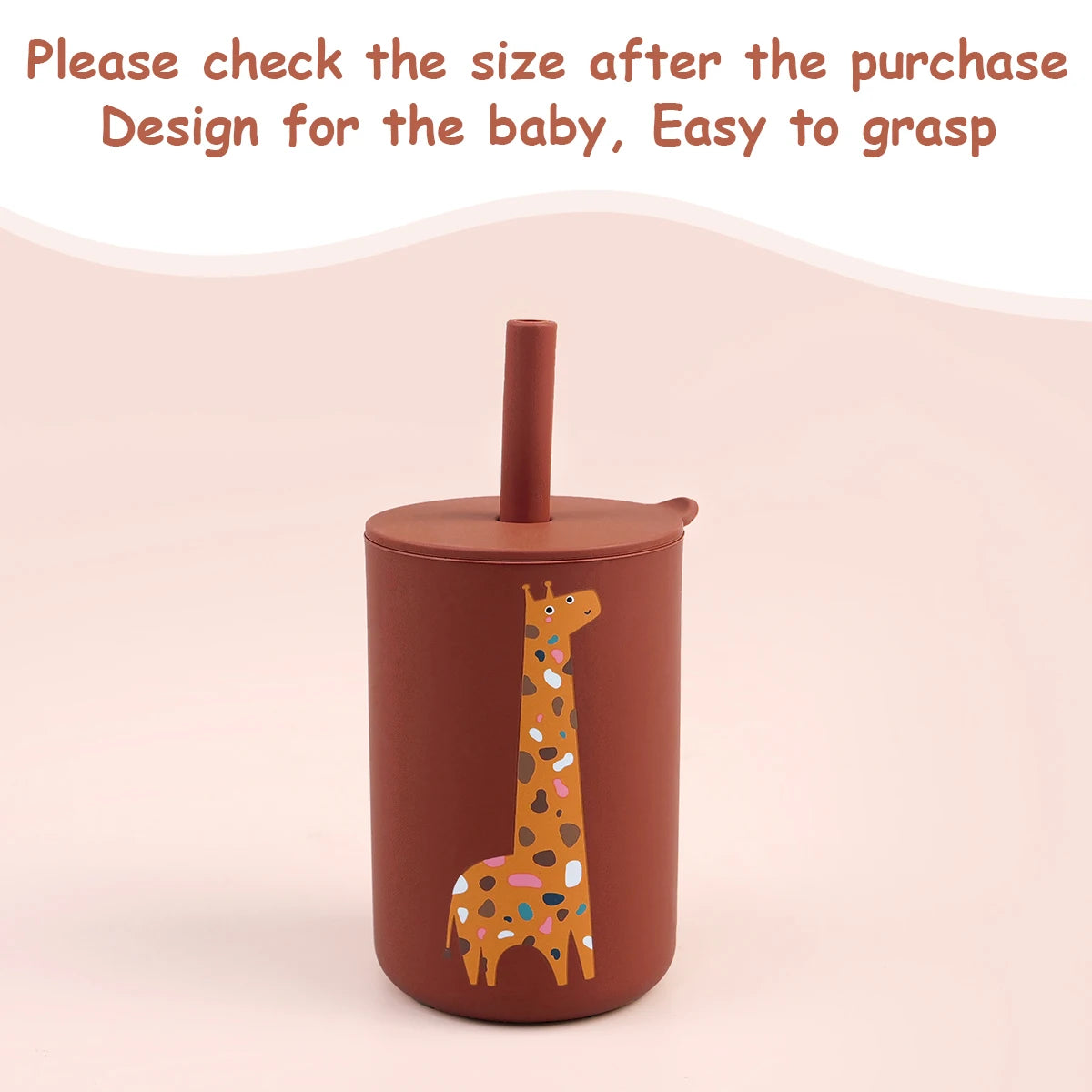 Baby Feeding Drinkware Straw Cup, Baby Learning Feeding Bottles, Anti-Hot Leakproof Silicone Tableware, Toddler Water Bottle