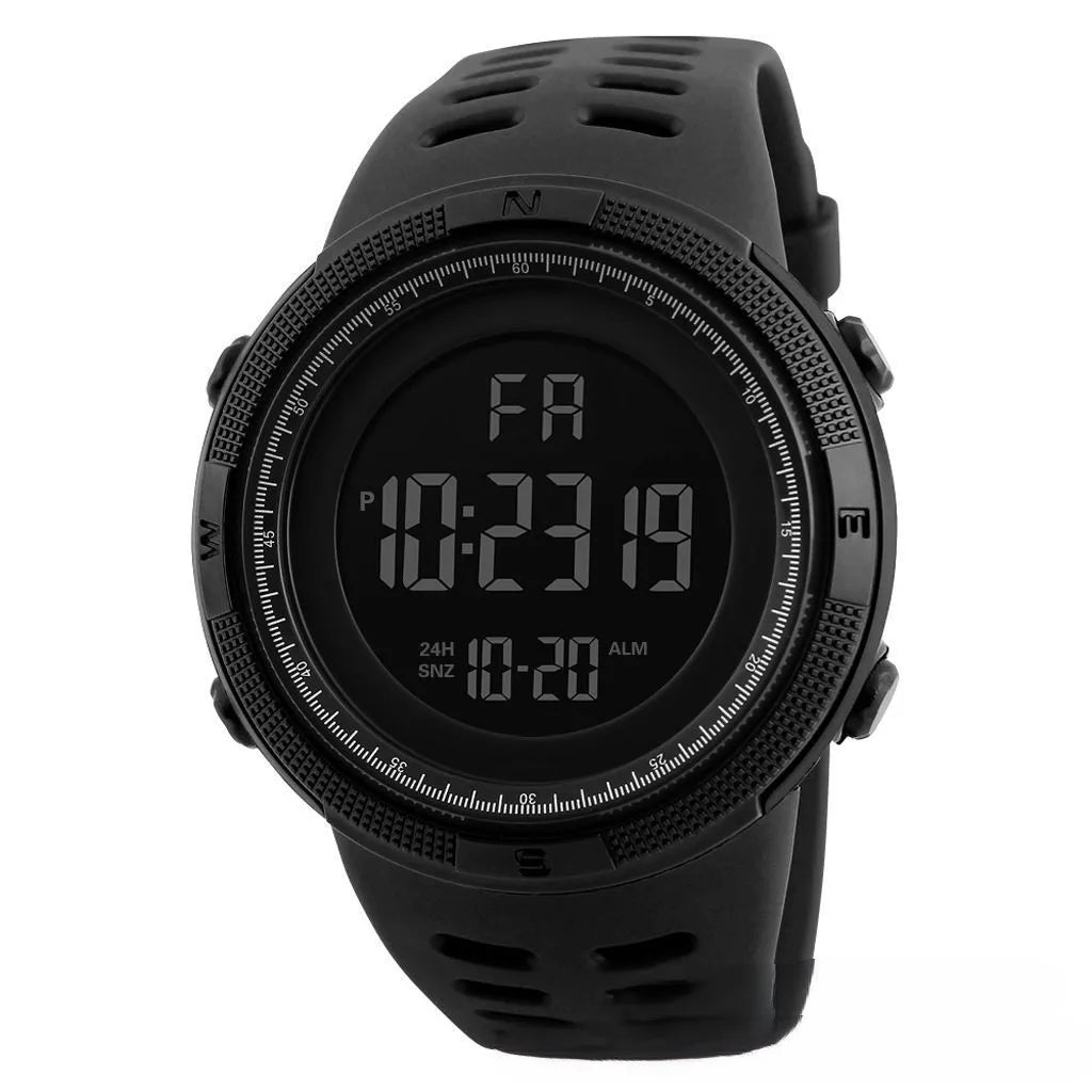 Men's Digital Electronic Watch Sports Glow 49mm Large Dial Student Outdoor Adventure Trend Multifunctional Maler fashion Watches