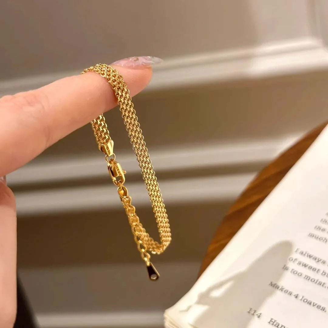 925 Sterling Silver Milan Chain High Quality Bracelets Woman Couple Vintage Luxury Designer Jewelry Accessories Jewellery
