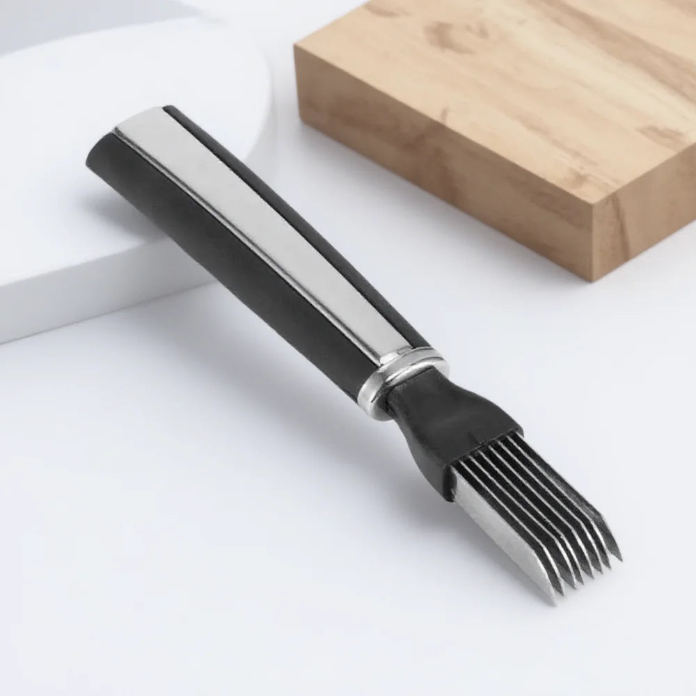 Multifunctional Chef Knife Stainless Steel Vegetable Cutter Onion Grater Shredding Tool Kitchen Gadget for Home Cooking