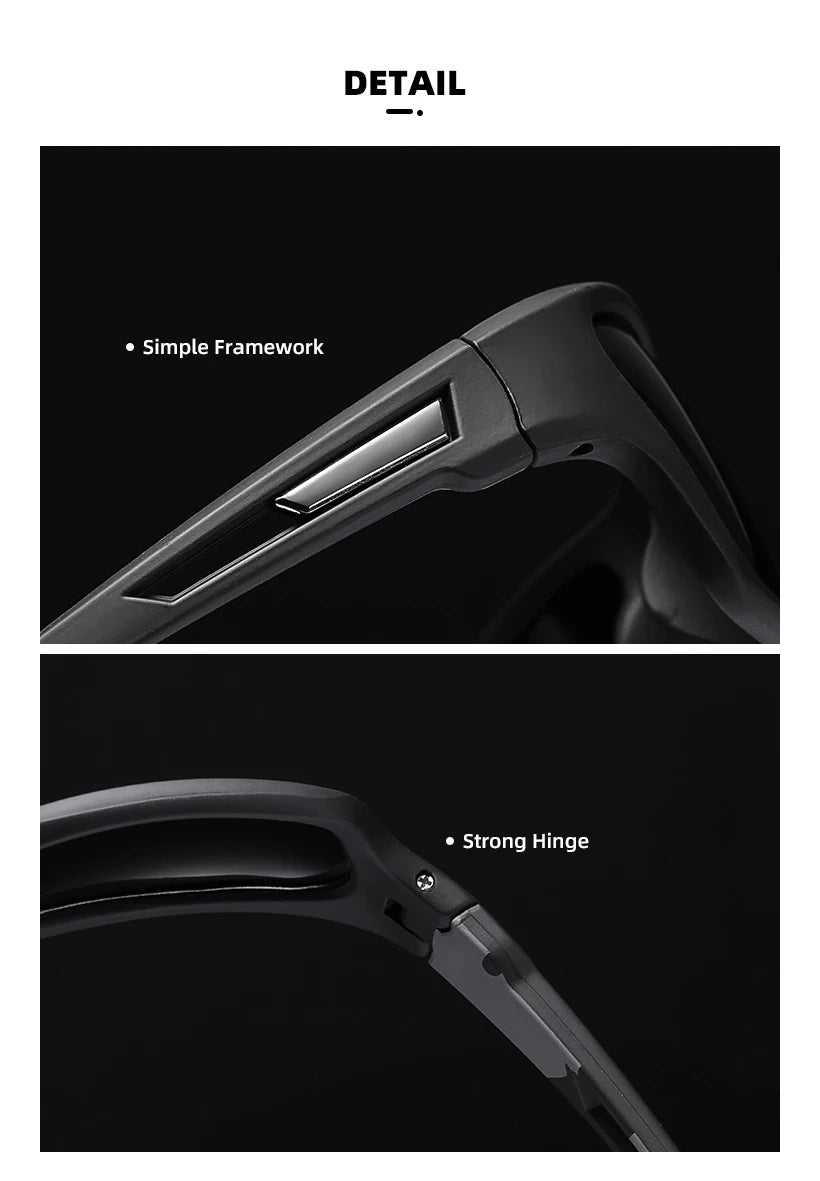 High Definition Polarized Sunglasses for Men Women Outdoor Sport Fishing Sun Glasses UV400 Protection Driving Eyeglasses