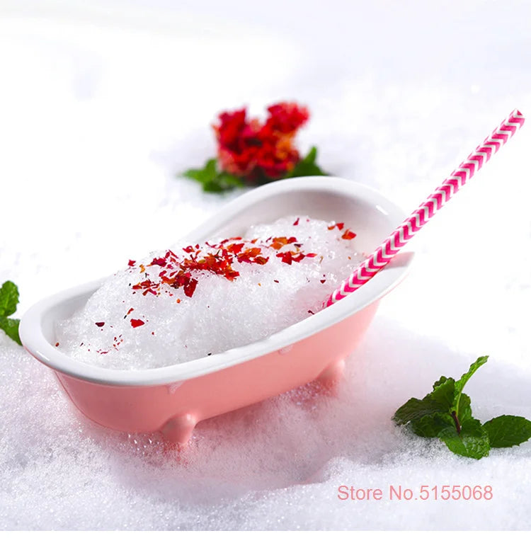 Bathtub Cocktail Glass Ceramics American Bar Party Drinkware Mixed Wine Glasses Creative Dessert Cake Smoothie Cup Tiki Mug