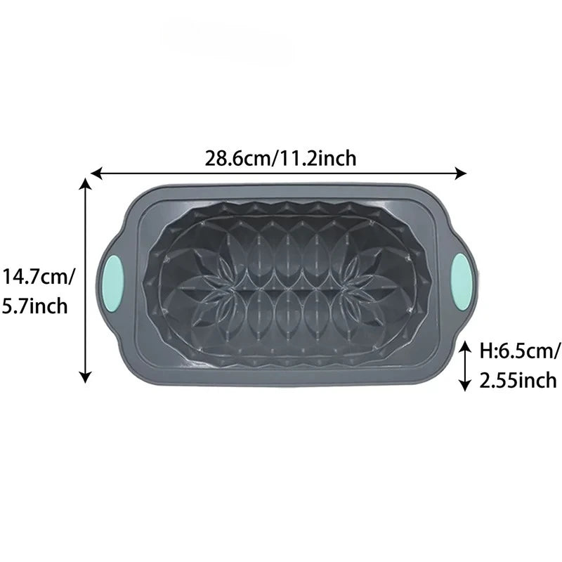 Silicone Bakeware Set Versatile Cake Molds Non-Stick Flower & Assorted Shapes Baking Pans Muffins Chocolates Moulds