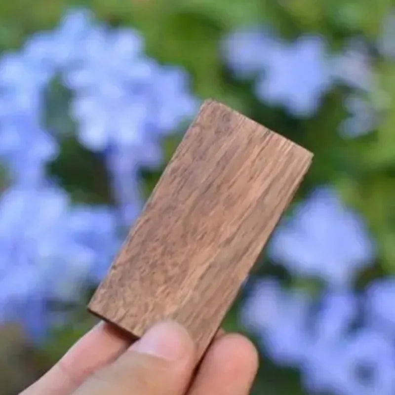 Empty Wooden Watercolor Palette Portable Mini Travel