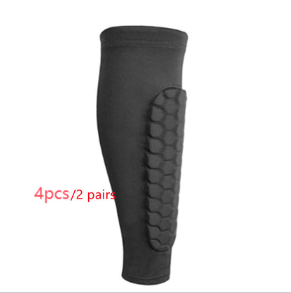 Men's Honeycomb Shank Protection Socks – Anti-Collision Non-Slip