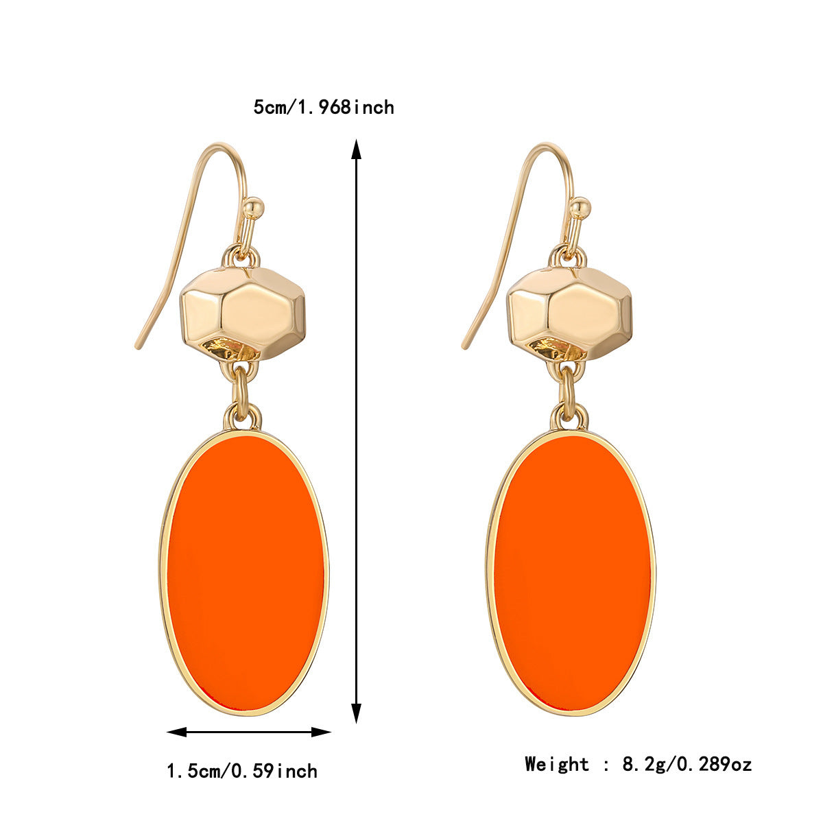 Colorful Flower Stud Earrings – Cute Summer Alloy Jewelry for Women