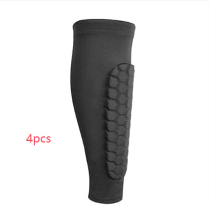 Men's Honeycomb Shank Protection Socks – Anti-Collision Non-Slip