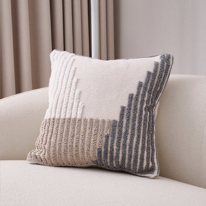 Bohemian Tufted & Tassel Cushion Cover 45x45cm – Ins Style Cotton Linen Pillow Cover for Sofa & Bay Window
