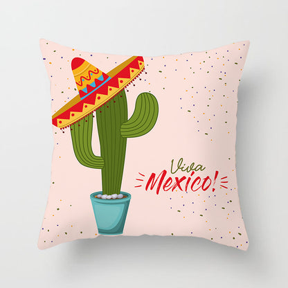 Fruit Print Home Decor Sofa Cushion Cover – Fun Colorful Throw Pillow Case for Living Room
