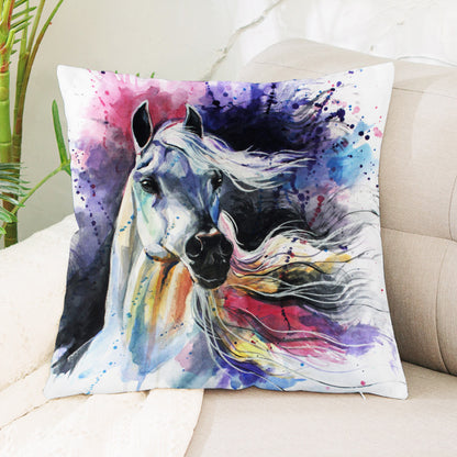 Super Soft Peach Skin Linen Pillowcase – Smooth Decorative Cushion Cover for Sofa & Bedroom