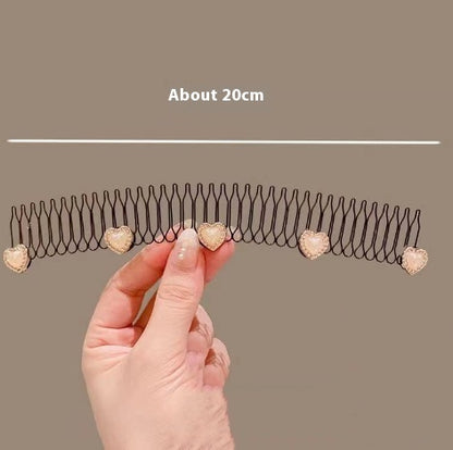 Invisible Inverted Hair Comb – Back Head Forehead Hair Band for Women