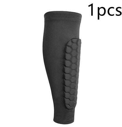 Men's Honeycomb Shank Protection Socks – Anti-Collision Non-Slip