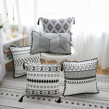 Bohemian National Style Throw Pillow – Decorative Cushion for Sofa, Bed & Living Room