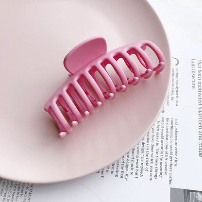Macaron Color Hair Clip – Simple Versatile Pastel Hairpin for Women & Girls