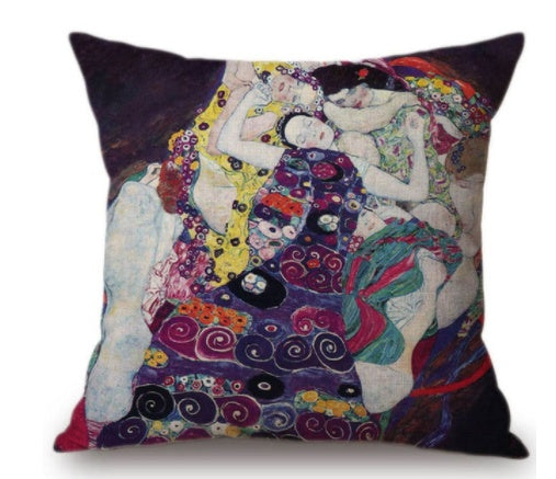 Van Gogh Oil Painting Cushion Cover – Artistic Decorative Pillow Case for Sofa & Home