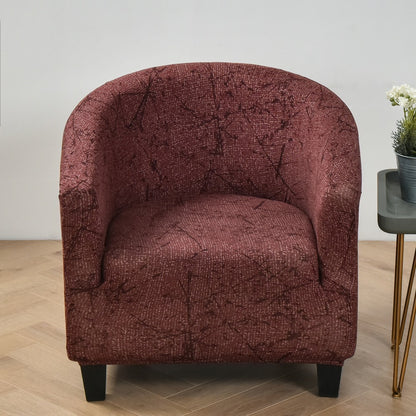 Elastic Round Spandex Non-Slip Single Sofa Cover – Universal Stretch Armchair Slipcover