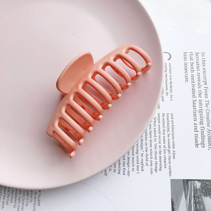 Macaron Color Hair Clip – Simple Versatile Pastel Hairpin for Women & Girls