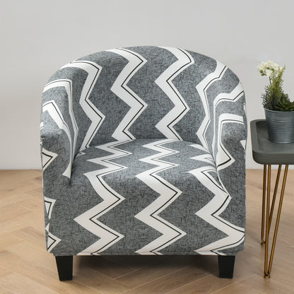 Elastic Round Spandex Non-Slip Single Sofa Cover – Universal Stretch Armchair Slipcover