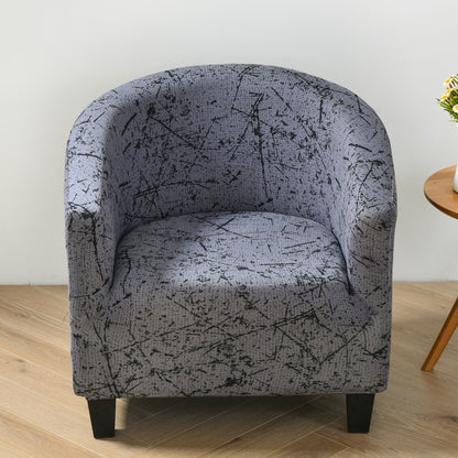 Elastic Round Spandex Non-Slip Single Sofa Cover – Universal Stretch Armchair Slipcover