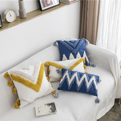Cotton Canvas Pillow Cushion Cover – Durable Decorative Pillowcase for Sofa & Home