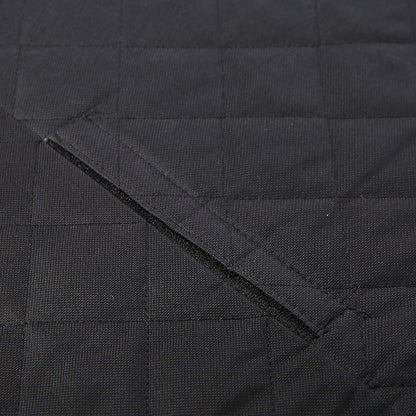 Dog Car Seat Cover – Mesh Hammock with Zipper, Safety Belt & Waterproof Protection