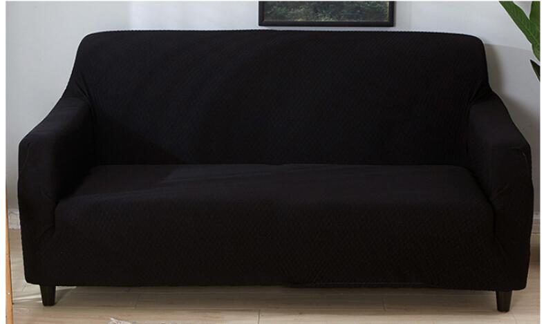 Solid Color Universal Elastic Sofa Cover – Stretch Sleeve Slipcover for Living Room