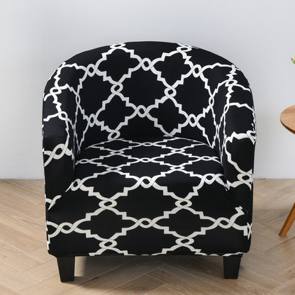 Elastic Round Spandex Non-Slip Single Sofa Cover – Universal Stretch Armchair Slipcover