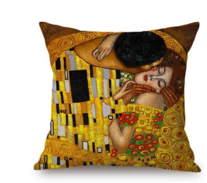 Van Gogh Oil Painting Cushion Cover – Artistic Decorative Pillow Case for Sofa & Home