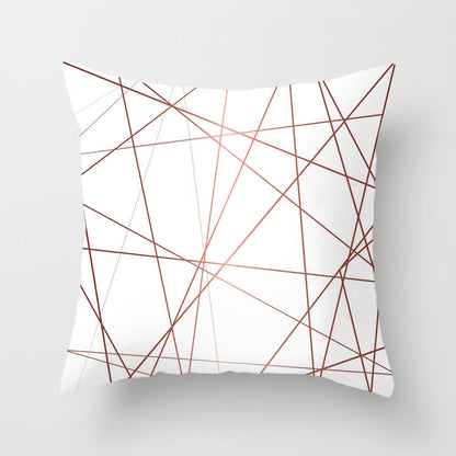 Pink Sofa Cushion Pillowcase – Soft Decorative Throw Pillow Cover for Living Room & Bedroom