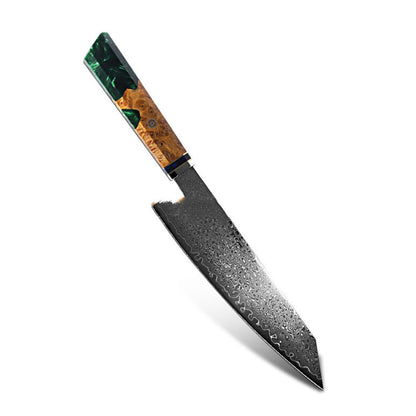 Japanese Damascus Chef Knife – Colorful Handle Kitchen Knife Set (1-3pcs)