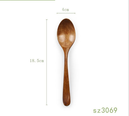 Natural Wood Cooking Spoon – Handcrafted Wooden Kitchen Utensil