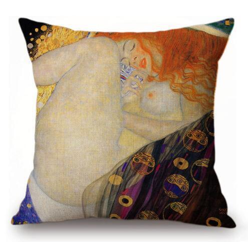 Van Gogh Oil Painting Cushion Cover – Artistic Decorative Pillow Case for Sofa & Home